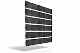 Technaxx Bifazialer Solarzaun 480W – 6x 80W Monokristalline PERC Solarmodule für Doppelstabmattenzäune 2,5m – Sichtschutz & Solarstrom – Erweiterungsset 480W – 17,5% Effizienz - TX-357