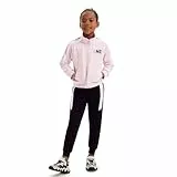 Dmwhsy 2Pack Mädchen Kinder Outfits Trainingsanzug Set gestreift Bomber Brief drucken Zip Up Crop Top Langarm mit Taschen unten Sport authentisch Jogger Kordelzug Hose für Alter 4-15 Jahre