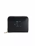 CALVIN KLEIN Damen Raised CK Medium Zip Around LV04F1026G Wallets, Schwarz (Black), One Size, Schwarz (Schwarz), Einheitsgröße