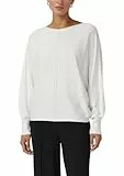 s.Oliver Black Label Damen 2172871 Pullover Langarm mit Ajour-Details, White, 40