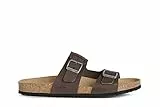 Geox Herren Ghita U SANDALS, Dk Coffee, 43 EU