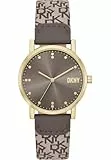 DKNY Damen Analog Quarz Uhr mit Nylon Armband NY6691