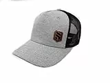 SABBOT Ezra Herren Snapback Cap, Damen Basecap, Outdoor Cap, Kappe mit Baumwolle und Elastan, Kappe, Modernes Design, Verstellbar, Atmungsaktives Netz (Mittelgrau)