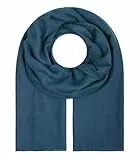 Majea Damen-Halstuch Pareo Sarong Tuch Damen Schal Tuch einfarbig uni Schals und Tücher (880011) (petrol)