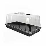 GrowPRO High Dome Zimmergewächshaus, 54x27x25 cm - Anzuchthaus mit verschließbaren Belüftungslöchen, 1 Stück