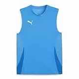 PUMA Unisex Teamgoal Sleeveless Jersey Fußballtrikot, Electric Blue Lemonade-puma White-puma Team Royal, XL EU