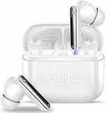 Thunelec Bluetooth Kopfhörer, Bluetooth 5.3 Kopfhörer mit Stereo HiFi, Wireless In Ear Kopfhörer mit HD Mic Weiß