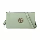 Gladdon Kleine Clutch-Geldbörse für Damen, Sommer, multifunktionale Crossbody-Tasche mit langem, verstellbarem Riemen, grün