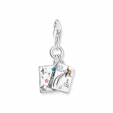THOMAS SABO Charm-Anhänger 925 Sterlingsilber, Geschwärzt, Kaltemail