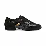 Portdance Damen Tanzschuhe PD01 - Sohle: Rauleder - Größe: EUR 40