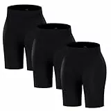 ATTLADY Damen Slip Under Dress Shorts Slips für Jungen, 3black, Large (3er Pack)