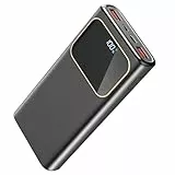 Coucur Power Bank, 2024 Powerbank 20000mAh mit 22,5W Schnellladefunktion USB C Input & Output, PD 3.0 QC 4.0 Externer Handyakkus, Powerbank Klein Kompatibel mit iPhone 11 12 13 Samsung Airpods