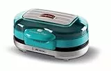 Ariete 205 Hamburger Maker Party Time, Burgermaschine, 1200 W, doppelte Antihaftplatten, 2 Fächer, leicht zu reinigen, Hellblau