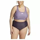 adidas Damen Sporty Bikini Top (Plus Size), Shadow Violet/Bliss Lilac, XL Plus