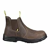 SAFETY JOGGER Sicherheits und Arbeitsstiefel Herren und Damen - JACKMAN - Sicherheitsstiefel, Schutzstiefel EU 45, Braun
