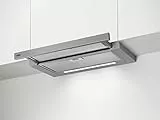 AEG DPS3640AM Flachschirm-Dunstabzugshaube / Abluft oder Umluft / 60cm / Grau / max. 345 m³/h / min. 49 – max. 68 dB(A) / C / Kurzhubtasten / Grau