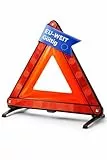 OwnWheel Notfalldreieck Warndreieck ECE R27 Auto & PKW 2026 - Rot - Notfall Pannendreieck - für StVO - bei Unfall & Panne