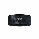 BUFF®| Stirnbänder Fastwick Männlich Weiblich Erwachsene Komfortabel, UPF50 Schutz, Sport, Stretch, Recyceltes Material, Qualität, Temperaturregulator, Einheitsgröße, Gris