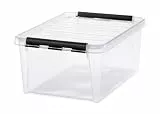 SmartStore 3508390 Classic-15 Aufbewahrungsbox mit Deckel, transparent, 14 L