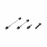 XLC QR-L08 Schnellspannset, diebstahlgesichert, schwarz (1 Set)