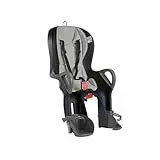 OK Baby Kinder Hinterrad-fahrradsitz 10+, schwarz-silber, 22kg, O37226050X