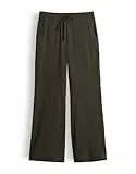 OPUS Damen City Pants | MILENI Sun Verkürzte City Pants in Crinkle Optik deep Green, 40