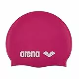 arena Classic Unisex Silikon-Badekappe, Schwimmkappe für Frauen und Männer, Badekappe mit Verstärktem Rand, Weiche und Strapazierfähige Schwimmkappe