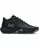 Under Armour Unisex's Ua Lockdown 7 Basketball Shoe, Black Black Metallic Silver, 43 EU