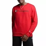 Champion Herren Graphic Powerblend Fleece Crew Sweatshirt, Team Red Scarlet-y06794, M EU