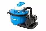 STEINBACH Filteranlage Comfort 50 – 040200Y – Selbstsaugende Pumpe für Pools mit bis zu 33.000 l – Umwälzleistung 6,6 m³/h – Mit integriertem Vorfilter und Manometer