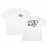 Minus-Two Y2K T-Shirts für Herren Damen | Y2k O-Neck Print T-Shirt | Regular Baggy Hip Hop Tee Shirt Minus-Two | 2023 Harajuku Vintage Bedruckte Tshirt Unisex Kurzarm Tops