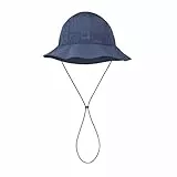 BUFF®| Mütze Go Bucket Männlich Weiblich Erwachsene Verstellbar, komfortabel, Schutz UPF50, faltbar, Outdoor, Erkunden, Abenteuer, S/M, Bleu Fonce