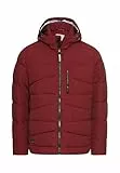 camel active Herren Winterjacke mit Abnehmbarer Kapuze Bernsteinrot, menswear-50