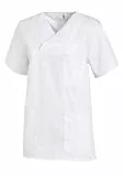 Leiber® Damen- / Herren-Schlupfjacke 08/769 für Medizin und Pflege, OP-Kleidung (III, Weiß)