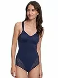 Susa Body ohne Bügel Milano I Body Shapewear Damen I Frauen Mieder I Softer Bodysuit mit Powerlace Spitze I Formt deutlich Taille, Bauch und Po