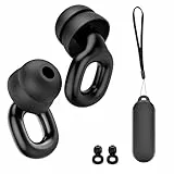 Thunelec Ohrstöpsel zum Schlafen mit Einzel/Doppelkappen, Silikon Ohrstöpsel zur Lärm SNR 35dB, Wiederverwendbare Gehörschutz für Schlaf/Fokus/Konzerte/Reisen-7 Paar Ohrkappen in S/M/L