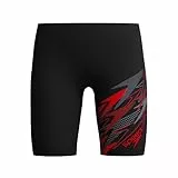 Speedo Medley Logo Jammer für Jungen, Schwarz, 13-14 Jahre