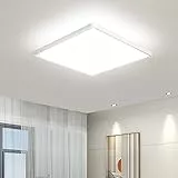 OTREN LED Deckenleuchte Flach, 23CM Deckenlampe Quadrat 4000K 1800LM, Modern LED Panel Lampe für Badezimmer Küche Wohnzimmer Schlafzimmer Flur Keller, IP44