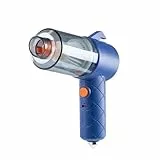 CLEANmaxx Akku-Handstaubsauger im 6 TLG. Set | Kabbelloser & Beutelloser Handsauger | 2in1 mit Saug- & Gebläsefunktion | Ideal für das Auto, Krümel & Tierhaare | Inkl. Nothammer & Gurtschneider