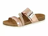 Lico Bioline Fashion Damen Pantoletten, Rosegold, 37 EU
