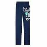EXNER Medizinische OP-Schlupfhose, Pflege-Hose, Arbeitshose, Unisex für Herren und Damen in Medizin, Krankenpflege, Altenpflege, SPA, Wellnes, Kosmetik, Farbe Navy, Größe L
