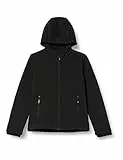 CMP - Kid G-Jacke mit fester Kapuze, Schwarz, 176