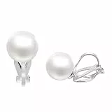 Airokiy Perlen Ohrclips Damen Ohne Ohrlöcher Silber Elegante Perlen Ohrclips Silber Premium Clips Ohrringe Perle