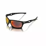 XLC Unisex – Erwachsene Kingston SG-C16 Sonnenbrille, schwarz/rot, One Size
