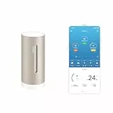 Netatmo Zusätzliches Smartes Innenmodul für Netatmo Wetterstation, Überwachung von Temperatur, Luftfeuchtigkeit und Luftqualität (CO2), NIM-S-WW, Zubehör, Sand