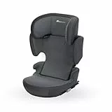 Bebeconfort RoadFix i-Size, Kindersitzerhöhung mit Rückenlehne, 3,5–12 Jahre (100–150 cm), Isofix Kindersitz, Klappbar, Leicht (4,4 kg), 14 Kopfstützenpositionen, Gepolsterter Sitz, Tinted Graphite