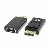 2 Stücke Displayport auf HDMI,4K DP auf HD, Unidirektional Displayport auf HDMI Adapter für Dell,Lenovo,HP,GPU,AMD