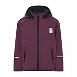 Kabooki Jungen LWSKY 764-SOFTSHELL Jacket Softshell, Bordeaux, 128
