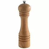 APS 40576 Salzmühle aus Buchenholz, Keramikmahlwerk, Ø 6 cm, Höhe 23 cm
