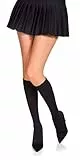 Romartex 60 DEN Mikrofaser Kniestrümpfe in 29 Trendy Farben, schwarz
